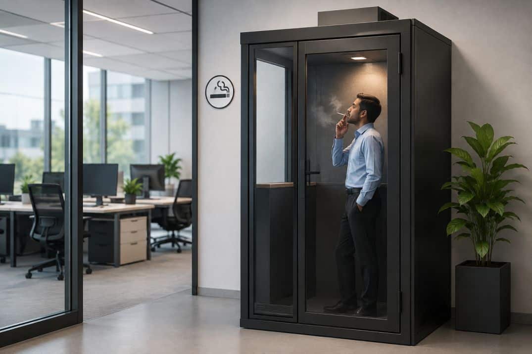 Requirements for Installing a Smoking Cabin in an Office