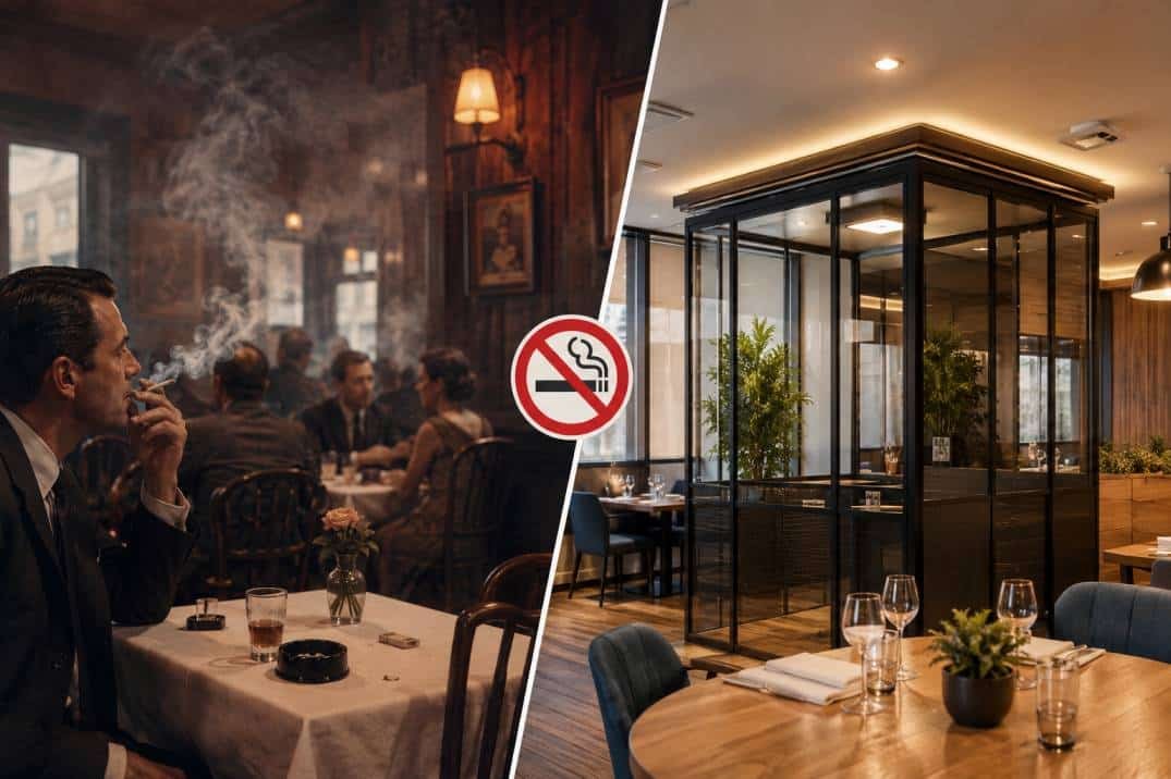 When Did Smoking Stop in Restaurants